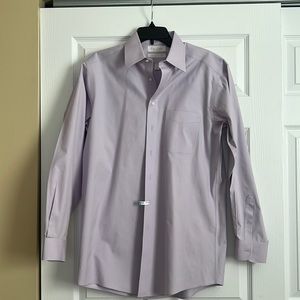 Purple button down
